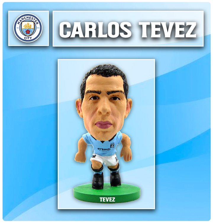 Soccerstarz - Manchester City - Carlos Tevez - Home Kit