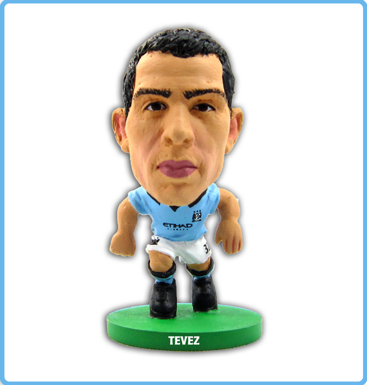 Soccerstarz - Manchester City - Carlos Tevez - Home Kit