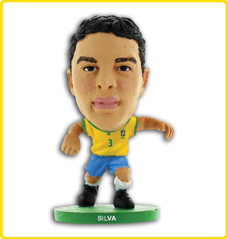 Soccerstarz - Brazil - Thiago Silva - Home Kit