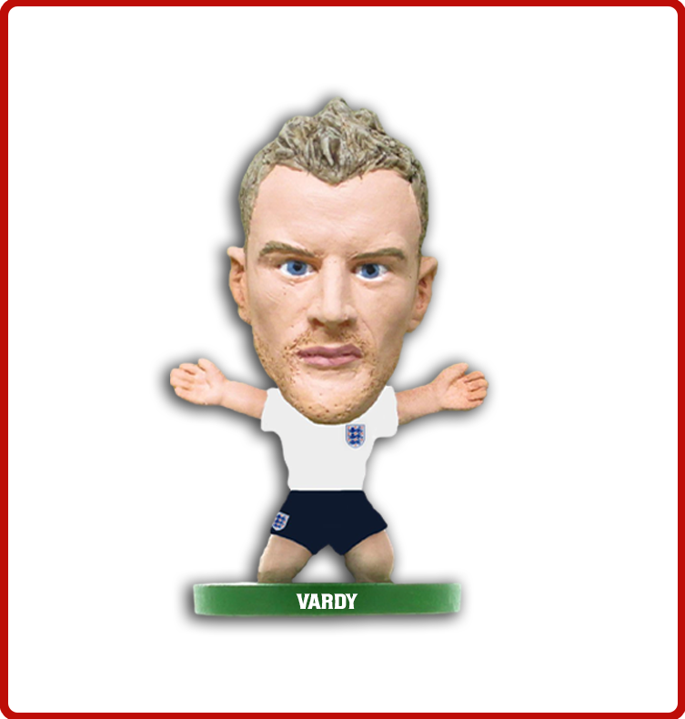 Soccerstarz - England - Jamie Vardy - Home Kit