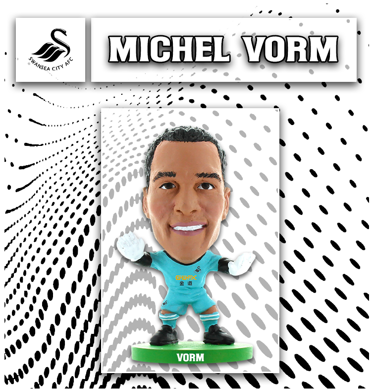 Soccerstarz - Swansea City - Michel Vorm - Home Kit (2014 version)