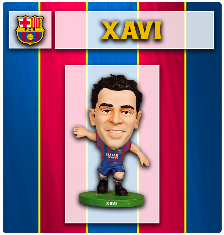Soccerstarz - Barcelona - Xavi Hernandez - Home Kit