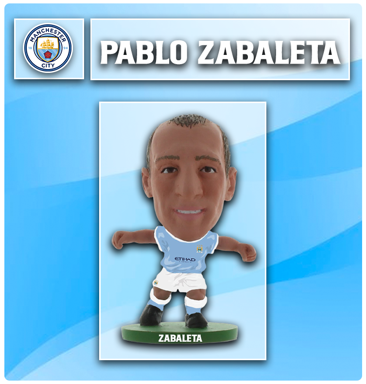 Soccerstarz - Manchester City - Pablo Zabaleta - Home Kit